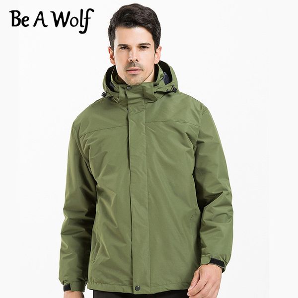 be a wolf hiking jacket women men outdoor camping skiing hunting clothes fishing winter rain waterproof rain jackets j1634/j1635, Blue;black
be a wolf hiking jacket women men outdoor camping skiing hunting clothes fishing winter rain waterproof rain jackets j1634/j1635, Blue;black