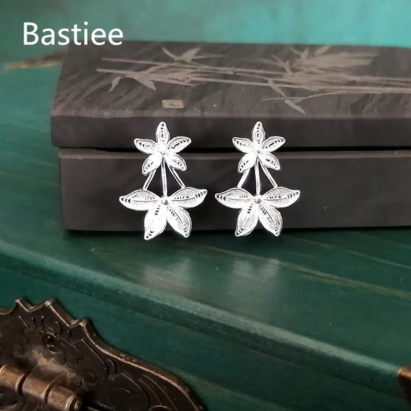 bastiee 999 sterling silver flower stud earrings for women fine jewelry hmong handmade wedding earring gifts girl cute, Golden;silver
bastiee 999 sterling silver flower stud earrings for women fine jewelry hmong handmade wedding earring gifts girl cute, Golden;silver