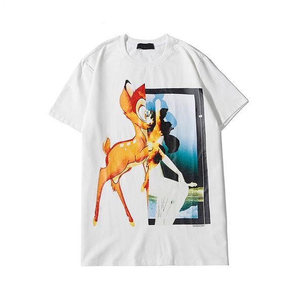 2020 mens designer t shirts womens brand short sleeve t-shirts deer print crew neck luxury summer tee shipping shirt 2 colors qs 2020404v, White;black
2020 mens designer t shirts womens brand short sleeve t-shirts deer print crew neck luxury summer tee shipping shirt 2 colors qs 2020404v, White;black