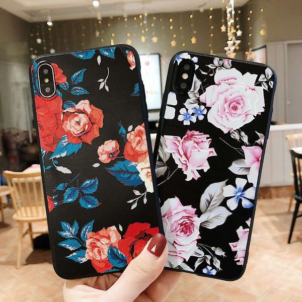 noble rose phone case black matte for iphone xs max x embossed tpu soft cell phone case for iphone 7 6 plus
noble rose phone case black matte for iphone xs max x embossed tpu soft cell phone case for iphone 7 6 plus