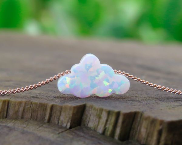 2020 new design cloud shape opal necklace for women handmade necklace with stainless steel chain christmas gift jewelry, Silver
2020 new design cloud shape opal necklace for women handmade necklace with stainless steel chain christmas gift jewelry, Silver