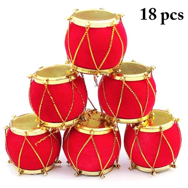 18pcs 30mm fashion christmas tree decor gift mini drum xmas party hanging drum ornament decorations for home christmas party
18pcs 30mm fashion christmas tree decor gift mini drum xmas party hanging drum ornament decorations for home christmas party