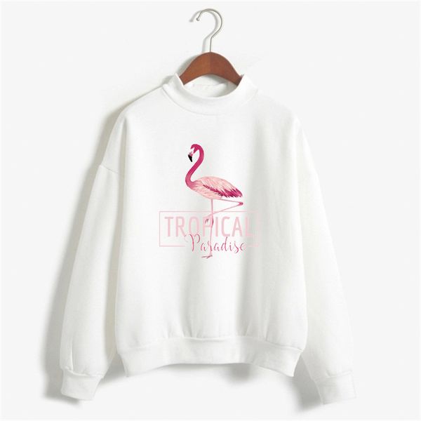 2019 autumn and winter explosions cartoon flamingo sweater loose fashion bottom coat long sleeve high collar sweater wild, Black
2019 autumn and winter explosions cartoon flamingo sweater loose fashion bottom coat long sleeve high collar sweater wild, Black