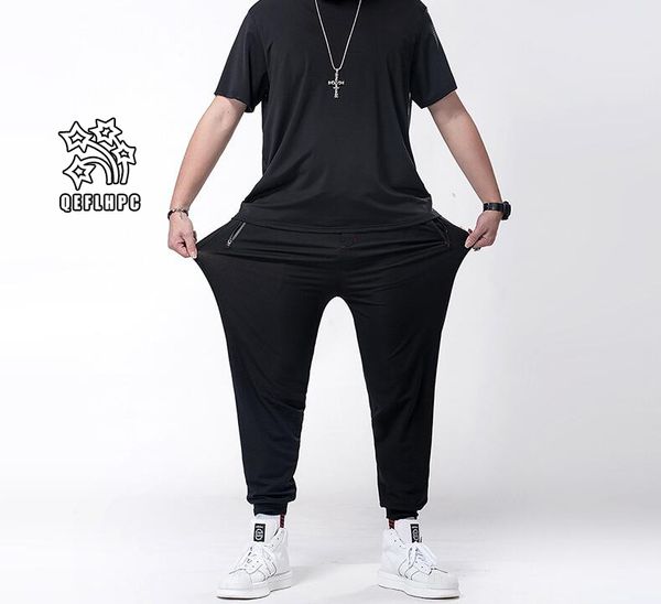 leisure sport men trousers extra large size fertilizer high waist and long trousers small feet guard pants elastic force men's pants m7, Black
leisure sport men trousers extra large size fertilizer high waist and long trousers small feet guard pants elastic force men's pants m7, Black