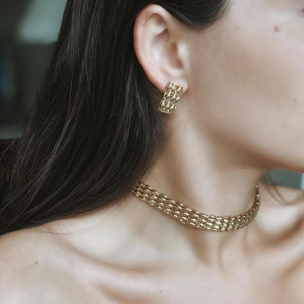 gulce dereli, necklace - stud earrings set, chic set, gift box, gold/silver plated
gulce dereli, necklace - stud earrings set, chic set, gift box, gold/silver plated