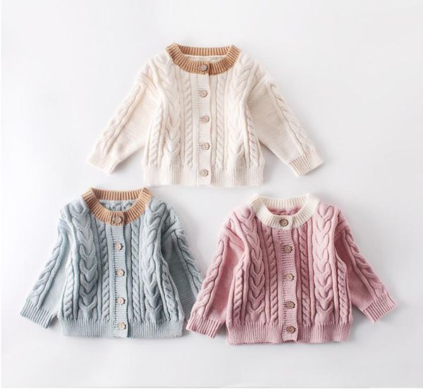 new fashion baby girl sweater solid knitting autumn winter sweater lovely soft casual girl o-neck coats, Blue
new fashion baby girl sweater solid knitting autumn winter sweater lovely soft casual girl o-neck coats, Blue