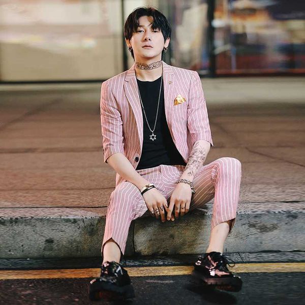 2 piece party dress abito uomo cerimonia coreano suit 2020 slim fit prom tuxedos mens pinstripe suits roses, White;black
2 piece party dress abito uomo cerimonia coreano suit 2020 slim fit prom tuxedos mens pinstripe suits roses, White;black