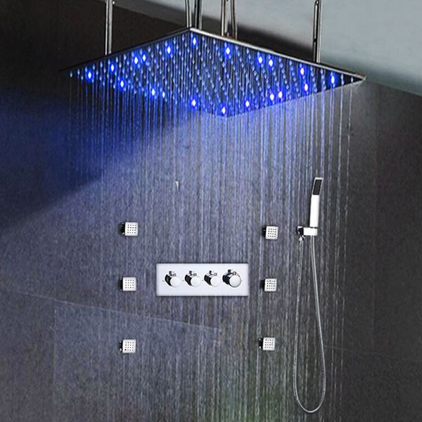 bathroom shower faucet 50*50 large showerhead set 3 function 4 handle high flow cold diverter mixer valve rainfall spa led shower system
bathroom shower faucet 50*50 large showerhead set 3 function 4 handle high flow cold diverter mixer valve rainfall spa led shower system