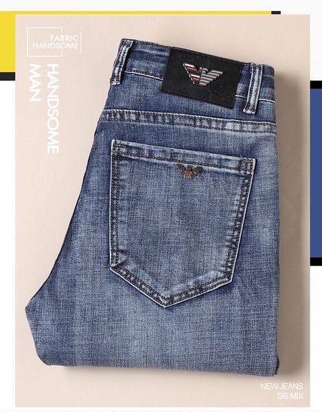 new arj autumn&spring mens jeans distressed ripped jeans slim cotton trousers slack washed jeans designer business casual 29-40, Blue
new arj autumn&spring mens jeans distressed ripped jeans slim cotton trousers slack washed jeans designer business casual 29-40, Blue