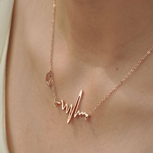 fashion chic korean style silver gold tone ecg heatbeat electrocardiogram necklace pendant clavicle chain nl-0827, Golden;silver
fashion chic korean style silver gold tone ecg heatbeat electrocardiogram necklace pendant clavicle chain nl-0827, Golden;silver