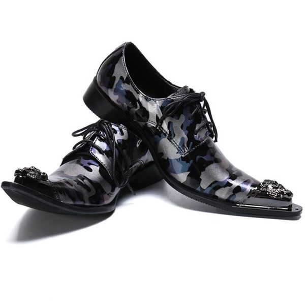 new 2019 spring summer fashion genuine leather shoes camouflage black blue lace-up personality stage men shoes
new 2019 spring summer fashion genuine leather shoes camouflage black blue lace-up personality stage men shoes
