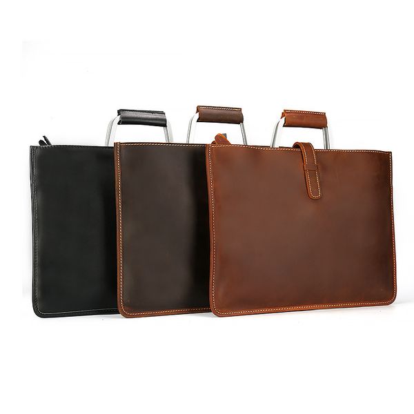 new cross section men's briefcase male's handbag leather fashion british retro layer cowhide handmade document bag for 3032
new cross section men's briefcase male's handbag leather fashion british retro layer cowhide handmade document bag for 3032