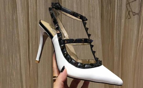 5a 6502190 sheepskin leather studs 2 ankle strap pumps 9.5cm heel sandals shoes,adjustable buckle,size 34-42,dhl ing, Black
5a 6502190 sheepskin leather studs 2 ankle strap pumps 9.5cm heel sandals shoes,adjustable buckle,size 34-42,dhl ing, Black