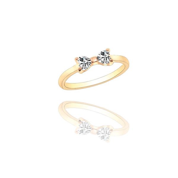 fashion sweet romantic ladies ring personality rhinestones gold bow ring trend metal female charm tail jewelry gift, Silver
fashion sweet romantic ladies ring personality rhinestones gold bow ring trend metal female charm tail jewelry gift, Silver