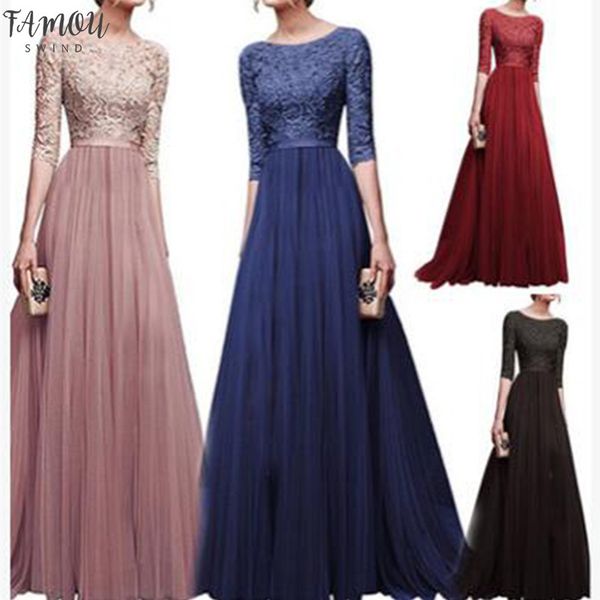 2020 new elegant half sleeve chiffon lace stitching floor-length women party prom evening red long dress female clothing clothes, Black;gray
2020 new elegant half sleeve chiffon lace stitching floor-length women party prom evening red long dress female clothing clothes, Black;gray