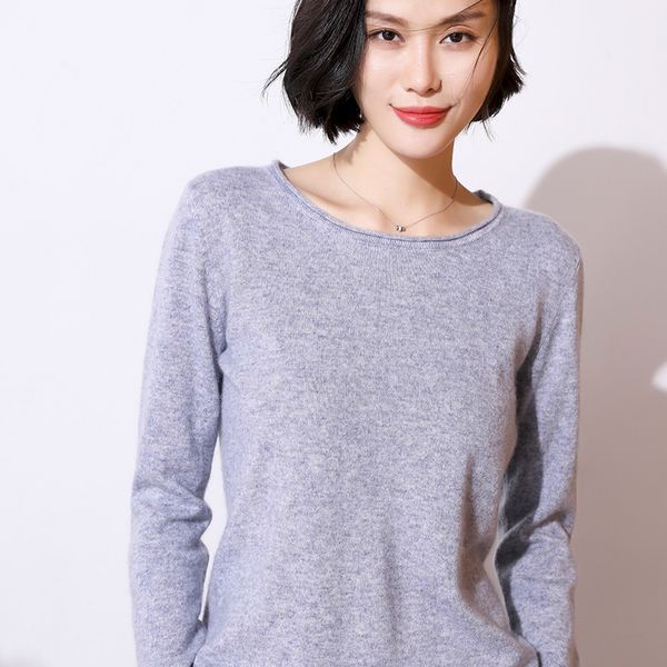 2019 new spring autumn women o-neck warm cashmere knitted pullovers female long sleeve solid color slim jumper women clothes, White;black
2019 new spring autumn women o-neck warm cashmere knitted pullovers female long sleeve solid color slim jumper women clothes, White;black