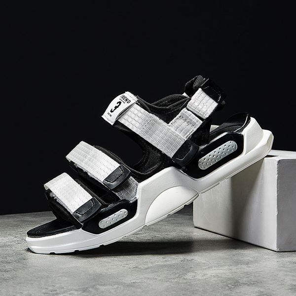 men's sandals the new summer men shoes breathable walking beach sports slippers outdoor shoes men casual sandals, Black
men's sandals the new summer men shoes breathable walking beach sports slippers outdoor shoes men casual sandals, Black