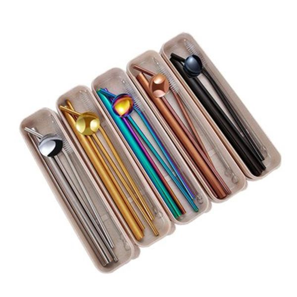 metal drinking straws set 7pcs reusable stainless steel straw eco-friendly straw with cleaner brush storage box
metal drinking straws set 7pcs reusable stainless steel straw eco-friendly straw with cleaner brush storage box