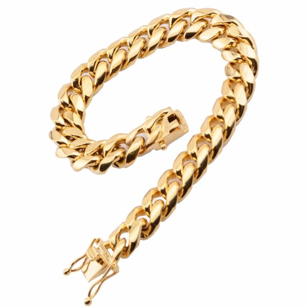 granny chic 8/10/12/14/16/18mm wide 8-11inch mens biker gold color stainless steel miami curb cuban link chain bracelet jewelry, Black
granny chic 8/10/12/14/16/18mm wide 8-11inch mens biker gold color stainless steel miami curb cuban link chain bracelet jewelry, Black