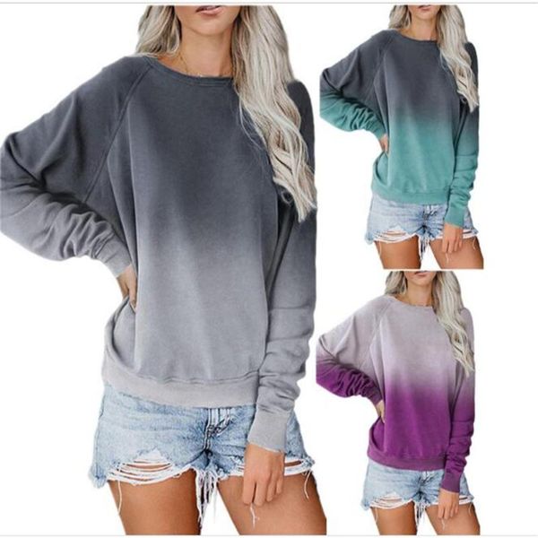 2020 autumn harajuku fashion women round collar gradient color long sleeve sweatshirts hip hop high street loose sweatshirt, Black
2020 autumn harajuku fashion women round collar gradient color long sleeve sweatshirts hip hop high street loose sweatshirt, Black