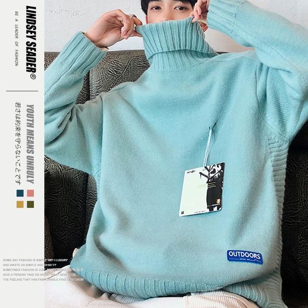 вершины mens женщины сплошной цвет водолазки трикотажные свитера streetwear harajuku hip hop повседневный пуловер трикотаж свитер мода, White;black
вершины mens женщины сплошной цвет водолазки трикотажные свитера streetwear harajuku hip hop повседневный пуловер трикотаж свитер мода, White;black