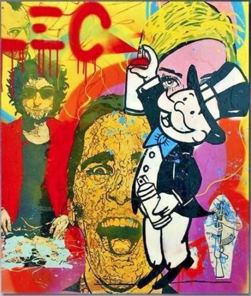 alec monopoly handcrafts /hd print wall art picture oil painting on canvas home decor abstract graffiti art decor collage
alec monopoly handcrafts /hd print wall art picture oil painting on canvas home decor abstract graffiti art decor collage