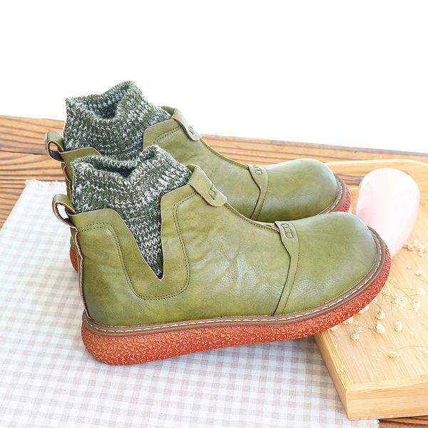 mori girl literary women's boots retro thick-sole short boots college wind flat doll shoes handmade comfort casual ankle, Black
mori girl literary women's boots retro thick-sole short boots college wind flat doll shoes handmade comfort casual ankle, Black