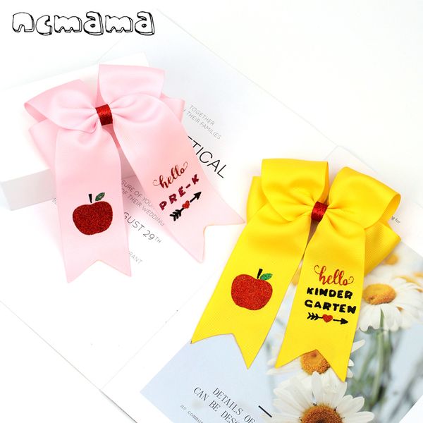 hair accessories back to school bow large ribbon clips for girls glitter printed cheer bows hairgrips hairpin student kids headwear, Slivery;white
hair accessories back to school bow large ribbon clips for girls glitter printed cheer bows hairgrips hairpin student kids headwear, Slivery;white