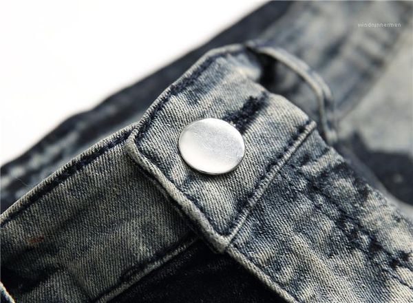 jeans trendy stretch long pencil pants mid waist print mens trousers gray spots mens, Blue
jeans trendy stretch long pencil pants mid waist print mens trousers gray spots mens, Blue