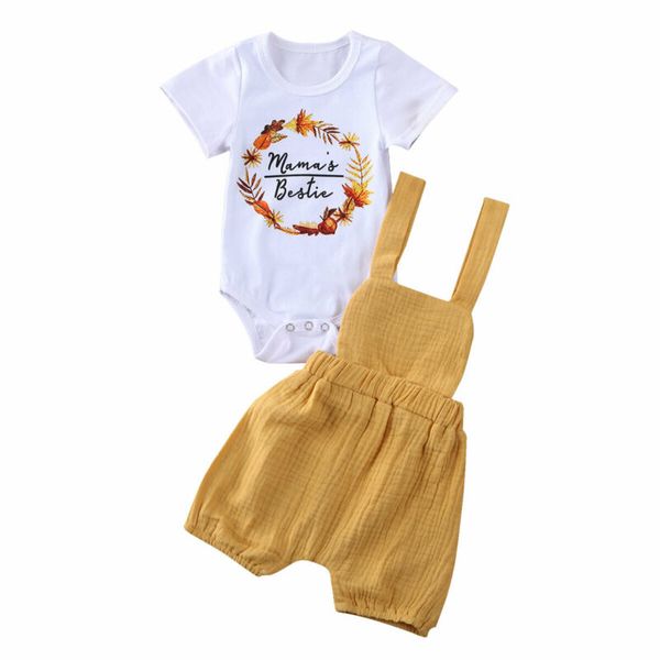 new brand 2020 cute infant baby girl summer clothes set short sleeve romper + strap shorts newborn outfit set 0-24m, Pink;blue
new brand 2020 cute infant baby girl summer clothes set short sleeve romper + strap shorts newborn outfit set 0-24m, Pink;blue