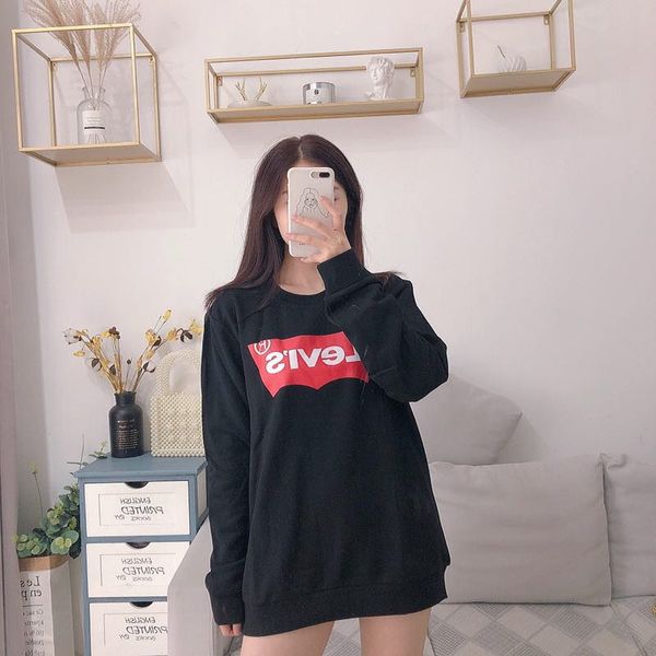 men's women's hoodie o-neck couple models terry designer sweater new arrival long sleeve brand clothes, Black
men's women's hoodie o-neck couple models terry designer sweater new arrival long sleeve brand clothes, Black