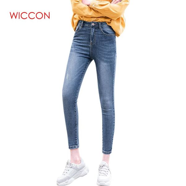 2020 retro female jeans female solid straight pant ankle-length jeans casual button pencil high waist light jean spring wear, Blue
2020 retro female jeans female solid straight pant ankle-length jeans casual button pencil high waist light jean spring wear, Blue