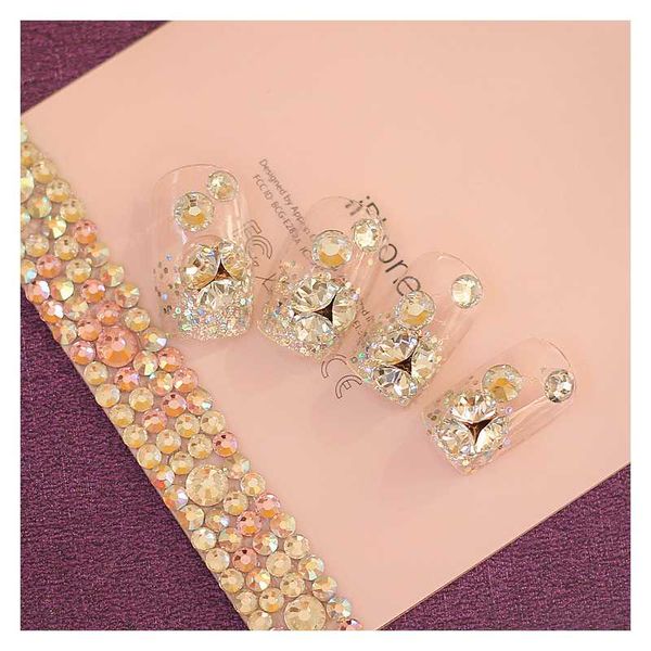 24pcs artificial diamond transparent fake nails silver glitter false nails long nail tip extension elegant manicure beauty, Red;gold
24pcs artificial diamond transparent fake nails silver glitter false nails long nail tip extension elegant manicure beauty, Red;gold