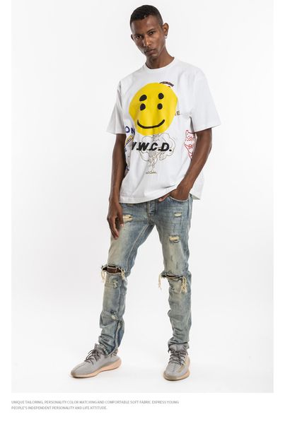 2020 mens designer t shirts new brand men's smile printing short sleeve men's t-shirt summer short-sleeved t-shirt s-xl, White;black
2020 mens designer t shirts new brand men's smile printing short sleeve men's t-shirt summer short-sleeved t-shirt s-xl, White;black
