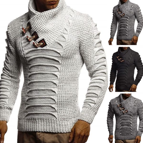 zogaa men's sweater knitted shawl turtleneck sweater pullover winter long sleeve hip hop streetwear pullover slim man's, White;black
zogaa men's sweater knitted shawl turtleneck sweater pullover winter long sleeve hip hop streetwear pullover slim man's, White;black