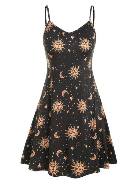 wipalo sun stars moon print plus size trapeze dress sleeveless a-line women summer vintage mini dress spaghetti strap vestidos, Black;gray
wipalo sun stars moon print plus size trapeze dress sleeveless a-line women summer vintage mini dress spaghetti strap vestidos, Black;gray