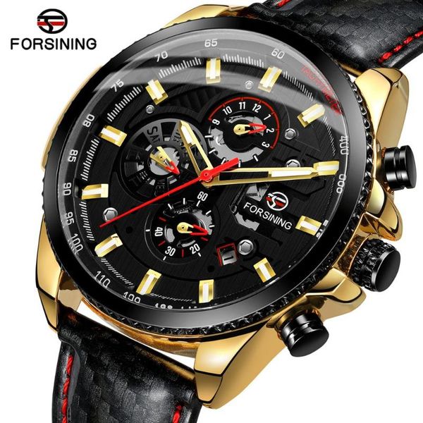 forsining brand 3 sub dial mechanical watch automatic calendar army racing car sport mens fabric leather band clock dropshipping, Slivery;brown
forsining brand 3 sub dial mechanical watch automatic calendar army racing car sport mens fabric leather band clock dropshipping, Slivery;brown
