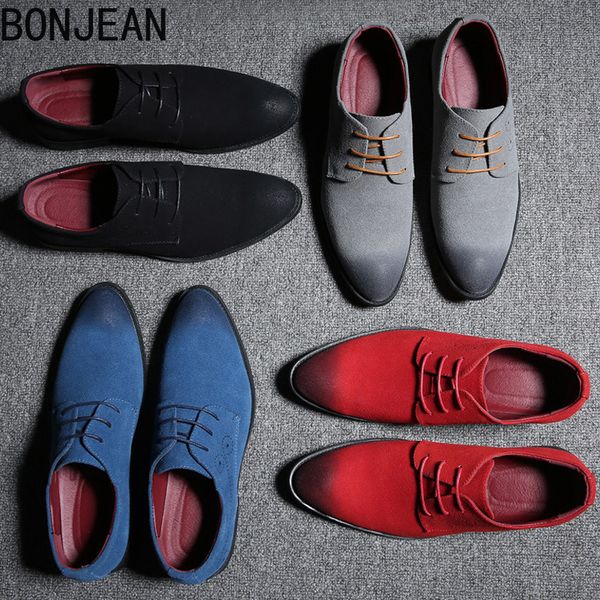 men's shoes men's casual suede shoes daily multi-color dress brock pierced engraved pointed toe, Black
men's shoes men's casual suede shoes daily multi-color dress brock pierced engraved pointed toe, Black