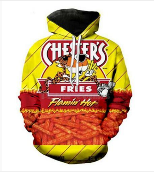 out fashion streetwear 3d hd print casual cheetos hoodies sweatshirts men women hoodie jacket coat lms020, Black
out fashion streetwear 3d hd print casual cheetos hoodies sweatshirts men women hoodie jacket coat lms020, Black