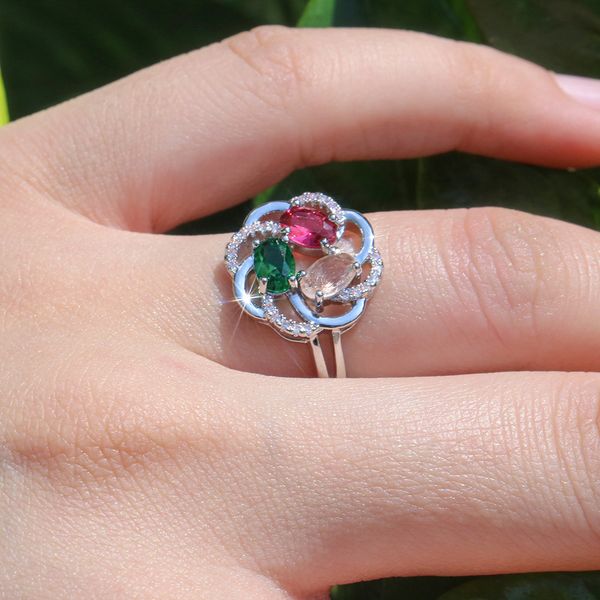 ladies & girls colorful zircon ring silver plated creative flower rings jewelry 6/7/8/9/10
ladies & girls colorful zircon ring silver plated creative flower rings jewelry 6/7/8/9/10