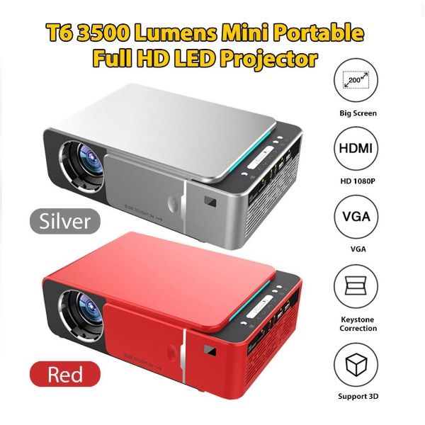 2019 new t6 1080p led projector 3500 lumens 1280 * 720 portable projector android usb hdmi vga av home theater wifi 2.4g 5g
2019 new t6 1080p led projector 3500 lumens 1280 * 720 portable projector android usb hdmi vga av home theater wifi 2.4g 5g