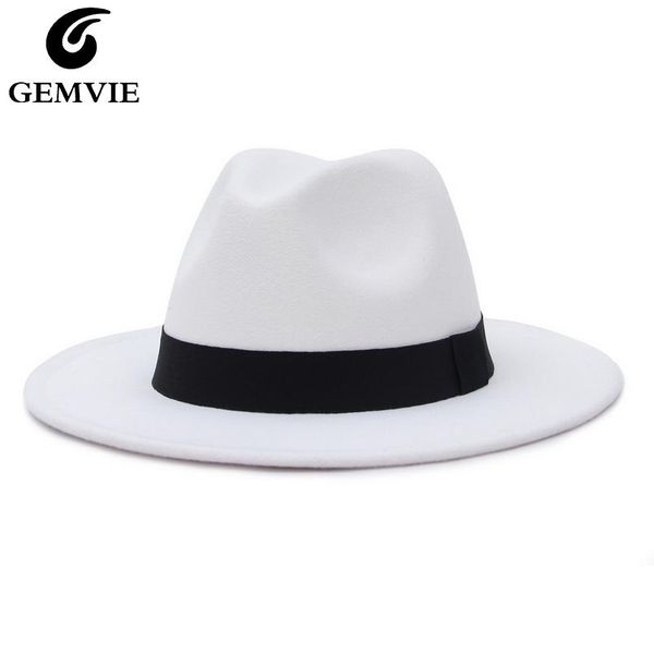 gemvie new wide brim white fedora hat for women wool felt hats for men fall winter panama gamble jazz cap striped black aqylu
gemvie new wide brim white fedora hat for women wool felt hats for men fall winter panama gamble jazz cap striped black aqylu