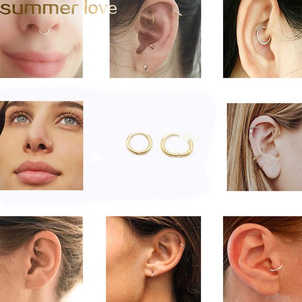 21mm-15mm small hoop earring 316l stainless steel silver gold fashion punk style hoop ear loop smooth circle for women girls, Golden;silver
21mm-15mm small hoop earring 316l stainless steel silver gold fashion punk style hoop ear loop smooth circle for women girls, Golden;silver