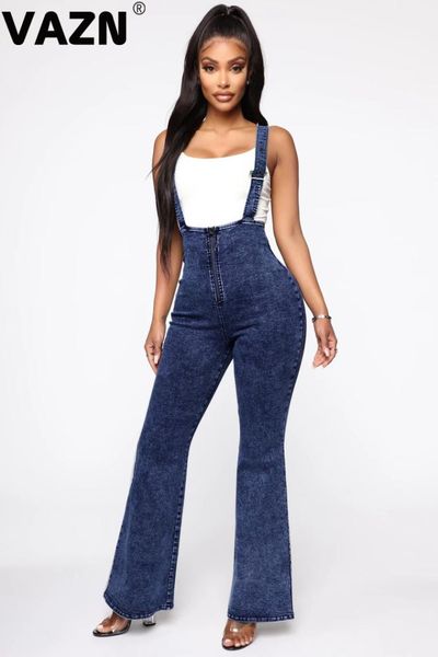 vazn holiday 2020 elastic new women casual pockets denim overalls broken hole high belt full-length light blue jeans pants
vazn holiday 2020 elastic new women casual pockets denim overalls broken hole high belt full-length light blue jeans pants