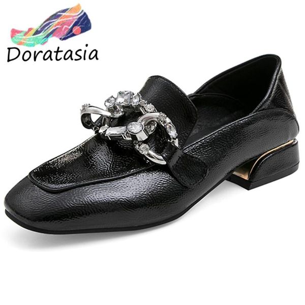 doratasia plus size 32-50 new girl fashion chunky heels pumps metal decoration pumps women casual office shoes woman, Black
doratasia plus size 32-50 new girl fashion chunky heels pumps metal decoration pumps women casual office shoes woman, Black