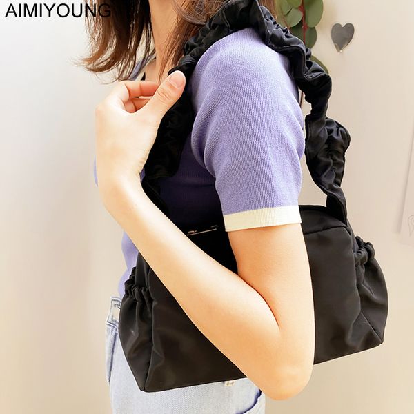 aimiyoung плеча женщин сумки сумки гофрированные ручки сумки tote сумки черный новый стиль болса feminina sac основной femme
aimiyoung плеча женщин сумки сумки гофрированные ручки сумки tote сумки черный новый стиль болса feminina sac основной femme