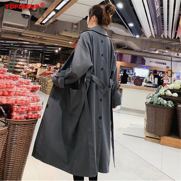 2019 warm long-style windswear female holiday clothing elegant long slleve solid color casual temperament women trench coat, Tan;black
2019 warm long-style windswear female holiday clothing elegant long slleve solid color casual temperament women trench coat, Tan;black