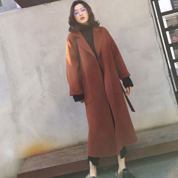 solid color lapel long sleeve waist bandwidth loose windbreaker woman casual simple fashion 2019 autumn winter new s264, Black
solid color lapel long sleeve waist bandwidth loose windbreaker woman casual simple fashion 2019 autumn winter new s264, Black