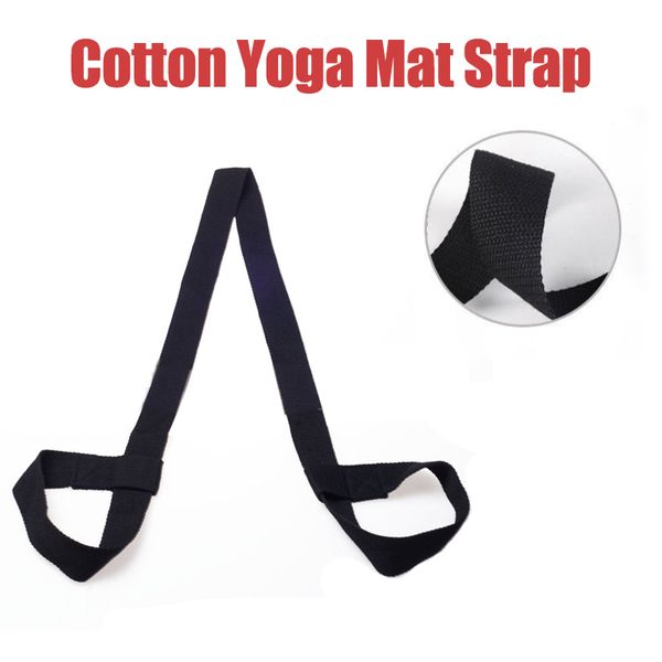 1.5m Gym Exercise Adjustable Yoga Black Stretch Belt Fitness Workout Stretch Yoga Rope Pull Door Training Rope Resistance Bands