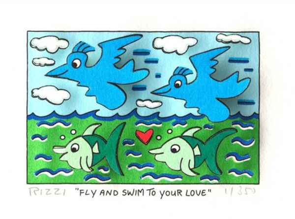 james rizzi - fly and swim to your love home decor handpainted oil painting on canvas wall art canvas pictures 191221
james rizzi - fly and swim to your love home decor handpainted oil painting on canvas wall art canvas pictures 191221